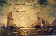 unknow artist Seascape, boats, ships and warships. 76 France oil painting artist